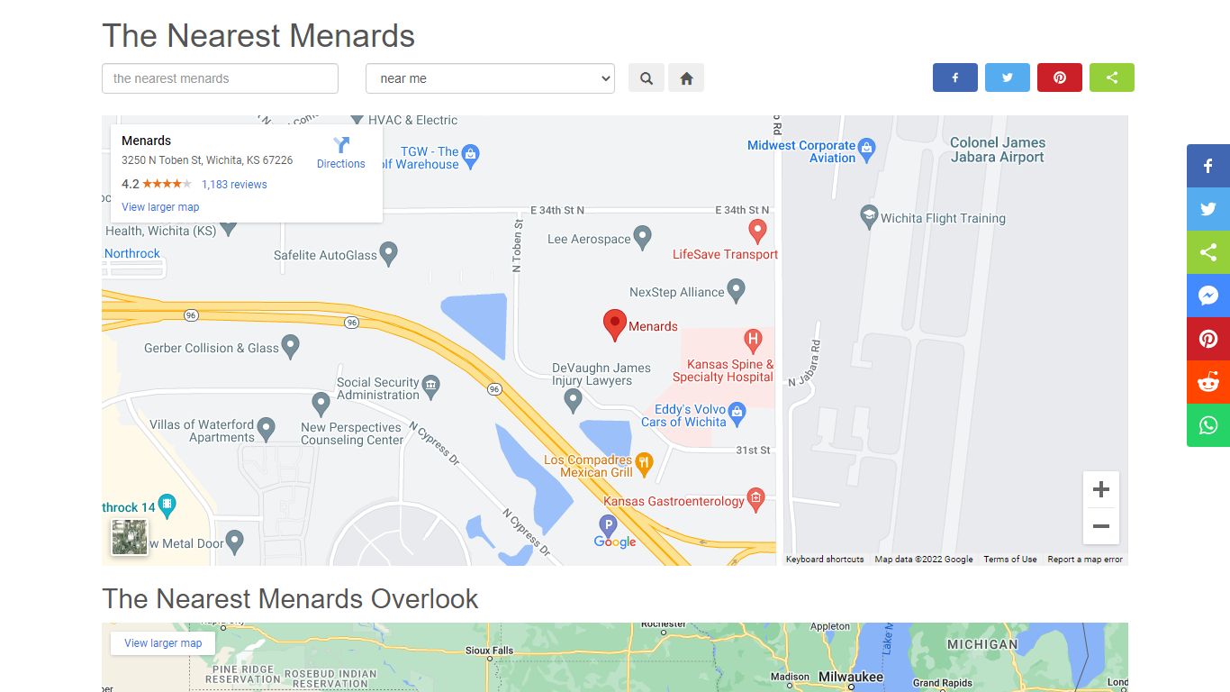 The Nearest Menards - near-me.store